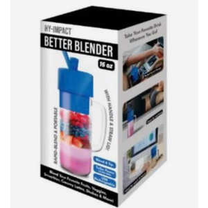 Better Blender Turbo Power USB Rechargeable 16 Oz