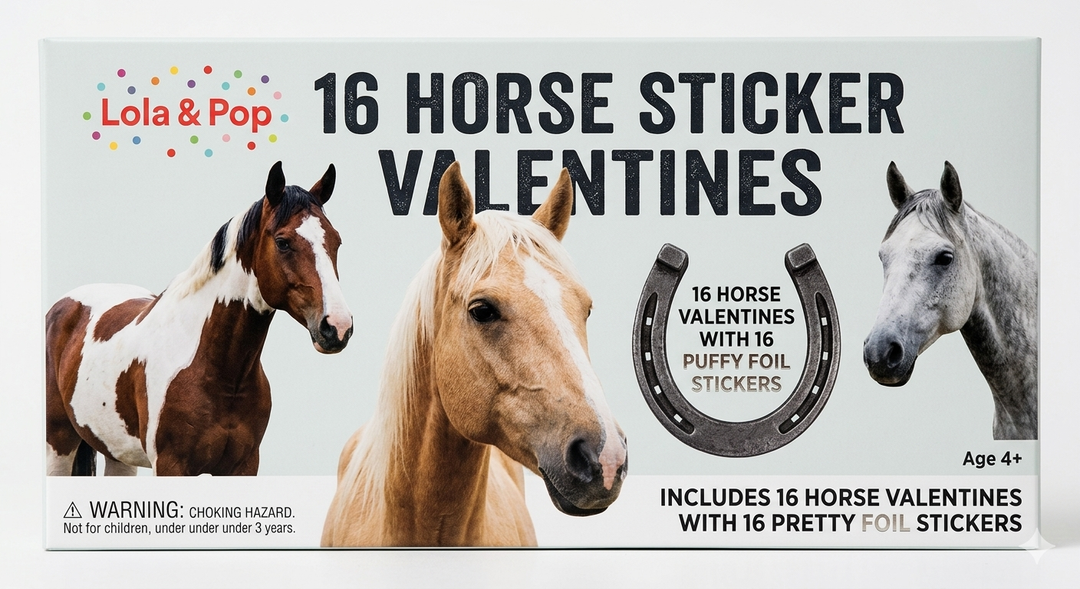 Lolli & Pip Sticker Horse 16 ct 2 Pack