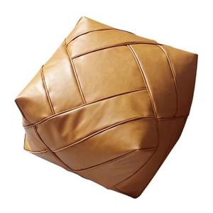 Pouf Ottoman for Living Room PU Square Bean Bag Japanese Style Tatami Mat Pouffe Cushion Lazy Sofa for Floor