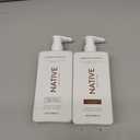 Native Coconut & Vanilla Shampoo and Conditioner Contain Naturally Derived Ingredients | All Hair Types, Color & Treated, Fine to Dry Damaged, Sulfate & Dye Free - 2-Pack