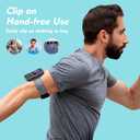 RUIZU 64GB Clip MP3 Player with Bluetooth 5.3, Portable Music Player with Voice Recorder for Sport Running, FM Radio, Pedometer, A-B Repeat, Audio Video, Shuffle Playback, Support 128GB TF Card, Black