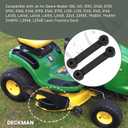 GY20417 Mulch Cover Kit 48" Compatible with John-Deere Lawn Tractors Deck LA140 155C E170 X140 L130 D150 1948GV Z245 Z355E 100 - with Mounting Accessories