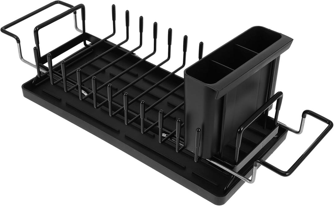 STOBAZA Adjustable Dish Racks Kitchen Essentials Counter Dish Drying Rack Over Sink High Capacity