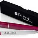 G.Liane Premium Glass Nail File with Case Professional Crystal Fingernail Files Perfect Manicure Set for Women Men Kids Nail Care Gift Set(Rose Pink)