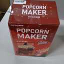 Popcorn Machine, Hot Air Popcorn Maker Kit Gift Box, Portable Home Popcorn Popper Machine, 10-Cup,Oil-Free,Retro Style,Compact and Cute