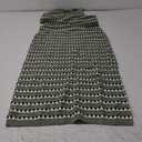 OUGES Women's 2025 Summer Maternity Dress Knit Sleeveless Crewneck Midi Dress Side Slit Striped Bodycon Sweater Dress, Color: Gray Green White Striped, M