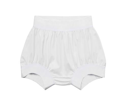 EEOST Adult Diaper Cover, Leakproof Waterproof Reusable Plastic Pants for Incontinence – Noiseless & Comfortable Protection for Men and Women (White 4XL)