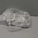 TAILI Shower Caddy Suction Cup 2 Pack,Stainless Steel Rustproof Shower Shelves,No Drilling Wall Mounted Basket,Large Capacity,Removable Suction Cup Bathroom Organizers & Home Decor, White