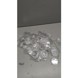 ZOENHOU 4 Pack 24 Grids Diamond Painting Storage Containers, Embroidery Diamond Storage Box Beads Organizer Case with Lid Clear Nail Art Accessories for Jewelry DIY