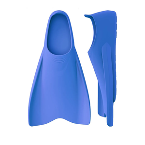 WSTOO Streamlined Training Short Fins - Silicone Swim Flippers for Adults and Youth (Men & Women), Ideal for Swimming, Snorkeling, and Diving