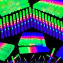 130-Pack Premium LED Foam Glow Sticks Bulk  Wedding Glow Sticks for Reception, Foam Lights Up Sticks, Party Supplies for Adults, Glow Party Favors, Lighted Foam Rods, DJ Club Event Glow Stick.