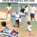 Kanu Surf Boys' Avalon Quick Dry UPF 50+ Beach Swim Trunk (3T, Avalon Navy/Red)