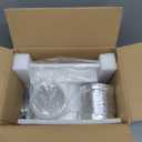 Bathroom Exhaust Fan with Light, 120 CFM Quiet Ventilation Fan with 6200K 12W LED Light 1.0 Sones Low Noise, 4 Inch Duct Quiet Square Ceiling Mount Vent Fan for Shower, Bathroom, Office, Home (White)