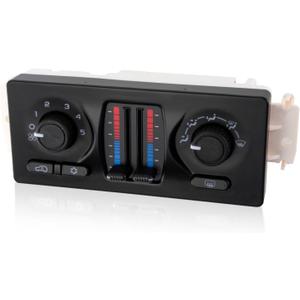 599-210XD AC Climate Control Panel Compatible With 2002-2009 Chevy GMC Buick Cadillac Isuzu Saab, Fir for Silverado Avalanche Suburban Tahoe Trallblazer Sierra Envoy Yukon 9-7X