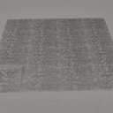 modern-twist 14 x 16 Silicone Placemat, BPA, PVC-Free Table Mat, Dishwasher Safe, Cocoon Print in Silver, Pack of 1 (Rectangle - Cocoon Print)