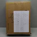 Double Adirondack Side Table Weather Resistant, Outdoor Rectangular End Table for Adirondack Chair, Aruba