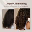 Heat Cap Leopard Thermal Steam Cap - 10-Level Heating for Deep Conditioning Natural and Black Hair at Home