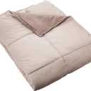 Modern Threads Down Alternative Reversible Comforter Stone/Champagne Twin