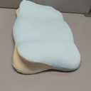 Memory Foam Toddler Pillow, Breathable Cooling Removable Pillowcase, Kids Pillow for Sleeping, Ergonomic Contour Neck Pillow for Back & Side & Stomach Sleeping 12x22 in (Blue)