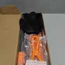 Carpet Rake for Pet Hair Removal - 3 in 1 Pet Hair Remover Tool with 58" Adjustable Long Handle, Reusable Dog & Cat Carpet Scraper,Pet Hair Remover for Rugs,Mats,Couch,Curtains(Orange)