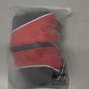 Queenmore Winter Dog Coat, Puffer Jacket with Harness Built-in for Small/Extra Small Dogs, Cold Weather Waterproof Snow Jacket - Fleece Lined, Reflective, Easy On, Adjustable, Zipper - Red/Black XS