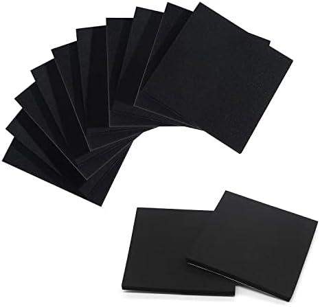 Foam Padding Sheets with Adhesive Backing - 1/4" Thick Self Stick Neoprene Insulation Foam,1/4 Inch Thick X 4 Inch Long X 4 Inch Wide (8, 1/4Inch x 4Inch x 4Inch)