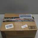 OLANLY Red Round Rugs for Bedroom - Machine Washable, 8 ft Circle Area Rugs for Living Room, Soft and Fluffy Shaggy Carpet for Teen Girls and Boys, Nursery Rooms, Dorms, Home Decor Aesthetic