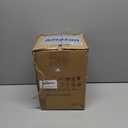 Handcrafted Terracotta Flower Vase, 9.6" Tall, Vintage White Ceramic, Rustic Antique Decor, Wide Mouth, Matte Finish for Home Office Resto Cafe