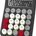 Mr. Pen- Mechanical Switch Calculator, 12 Digit Large LCD Display, Slate Grey with Big Buttons, Mechanical Switch Calculator for Home, School, Office