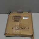 JUPELI Foil and Plastic Wrap Organizer, Expandable Kitchen Pantry Storage, Height Adjustable Cabinet Rack for Kitchen Organization, Aluminum Foil -3 Tier 9.8" to 15.6"L