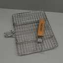 ORDORA Grill Basket, Fish Grill Basket, Rustproof Stainless Steel BBQ Grilling Basket for Meat,Steak etc, Grill Accessories,Grilling Gifts for Men Dad