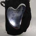 Nuanchu Stainless Steel Gua Sha Facial Tools Metal Guasha Tool for Face Body Jawline Shaper, Double Chin Reducer, Puffiness Reducing, Lymphatic Drainage Massager Skin Care Gift with Pouch(Silver)