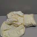 Fitted Round Table Covers 60 Inch-2 Pack Cream Elastic Spandex Table Cloth-Small Stretch Folding Circle Tablecloths Topper Cap for Kitchen Dining Commercial Party Picnic Event Banquet Tables