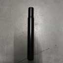 Universal 25.4x200mm Black Bike Seat Posts Durable Bike Saddle Post Seat Tube Steel 1 Pc