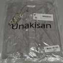 Unakisan Men's Linen Shirts Short Sleeve Casual Shirts Button Down Shirt for Men Beach Summer Wedding Shirt XL