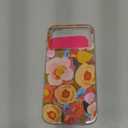 SCORPIFY for iPhone 17 Pro Max Case [Compatible with MagSafe] with Heronsbill Floral Design, Cute Clear Flower Magnetic Phone Cover for Women Girls, Pink Slim Bumper with Gold Accents