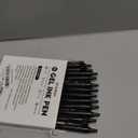 12 Pack Black Gel Pens, Quick Dry Black Ink Pens, 0.5mm Fine Point Retractable Smooth Writing Pens for Journaling, Writing, Business Gel Pen for Office School & Home Supplies(Black)