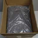 Vanity Stool Chair, Faux Teddy Fur Ottoman Foot Stool with Metal Legs & Adjustable Black Feet, Flip Top Storage Makeup Stool with Soft Padded Seat, Foot Rest for Makeup Room Bedroom, Gray (Grey)