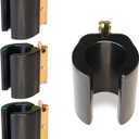 4 Pack E Track Tool Holders, E Track Accessories to Keep Shovels,Broom,Rakes,Tools Stable. Suitable for Garden, Garage, Warehouse & Workshop.