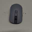 WL300 Bluetooth Mouse Silent Wireless Mice, Quiet Click, Cordless Computer Mouse with 6 Buttons, Sculpted Grip, Adjustable DPI for Laptop, PC, Mac, 18-Month Battery Life for Work or Travel ( Grey)