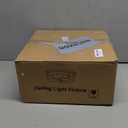 Black Flush Mount Ceiling Light Fixtures, 2-Light Ceiling Mount for Farmhouse with Seeded Glass Lampshade, Industrial Flush Mount Light Fixture Farmhouse for Hallway, Kitchen, Entryway and Foyer