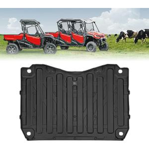 KEMIMOTO UTV Bed Mat Liner Compatible with Pioneer 1000 1000-6 (NOT for 1000-5), Anti-Slip Snug Fit with Texture, Extra Edge Prevent Dust Damage Debris, TPE Rubber Rear Cargo, Protection Accessories