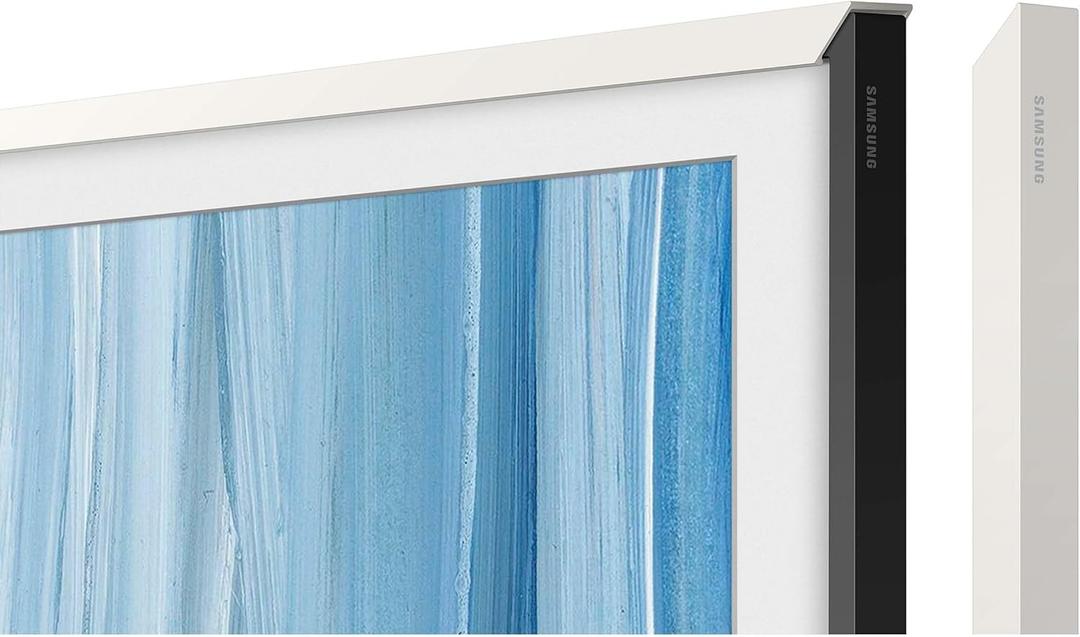 Samsung 43-Inch The Frame Customizable Bezel, Modern White, 2026 Model