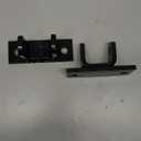CURT 19748 Adjustable Bolt-On Tow Bar Bumper Brackets, 2-Pack
