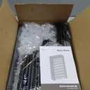 SONGMICS 10-Tier Shoe Rack, Shoe Storage Cabinet with Dustproof Cover, Free-Standing Shoe Storage Organizer for Closet, Entryway, Hold 40-50 Pairs of Shoes, for Sneakers, High Heels, Gray URXJ36G (Grey)