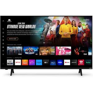 VIZIO 43 Inch FHD Smart TV Full Array LED, HDR10, Bluetooth Compatible, Works with AirPlay 2 and Chromecast Built-in, DTS Virtual X and HDMI VRR (VFD43M-0804) 