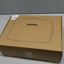 Honlunu Fireproof Document Box, Hard Case Fireproof Document Organizer with Lock, Water Resistant Safe Box for Important Documents Certificates Laptop Passports, Black