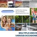 POOLPURE Garden Hose End Pre Filter for Pool, Hot Tub, Spa, Greatly Reduces Chlorine, Heavy Metals, Odor, Fits Any Standard 3/4" Garden Hose Thread, Up to 8,000 Gallons, 1PACK