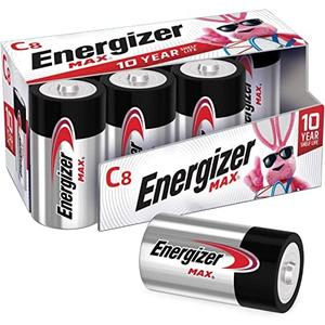 Energizer MAX C Batteries & D Batteries Combo Pack, 8 C and 8 D Batteries (16 Count)