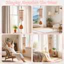 Bible Verse Wind Chimes for Outside, Christian Gifts for Women Men Religious Metal Windchimes Outdoors, Floral Cross Design Home Garden Patio Yard Decor